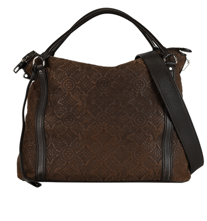 Anthea Ixia MM, &pound;395, Handbags, Brown, Leather, Front view